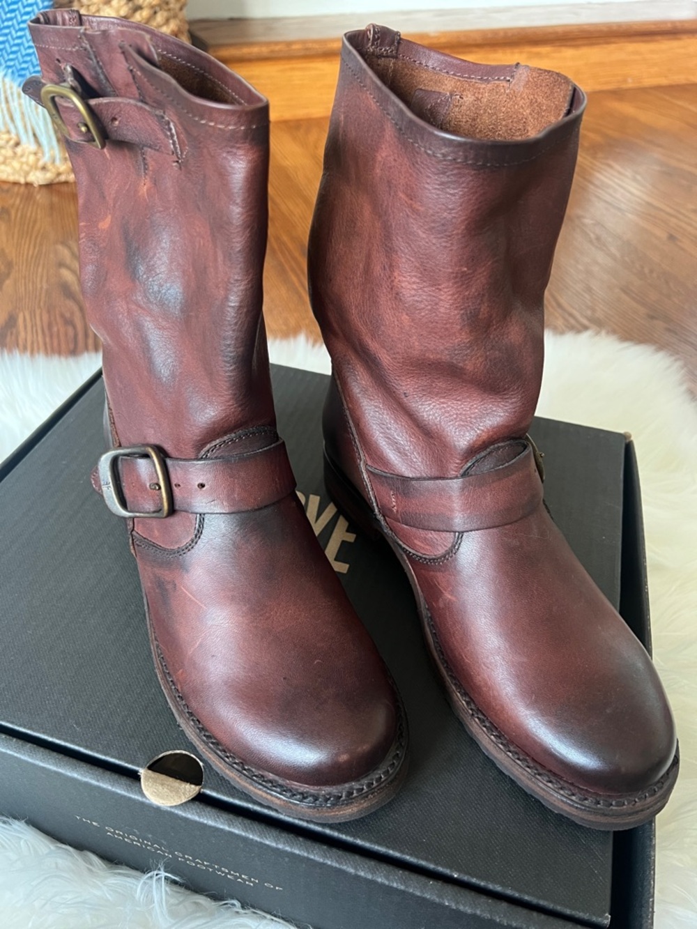 FryeVeronica Short Boots in Redwood *Brand New*